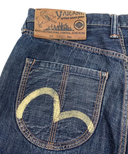 YAMANE（ヤマネ）YAMANE (ヤマネ) デニムパンツ ブルー サイズ:W34/L34の古着・服飾アイテム