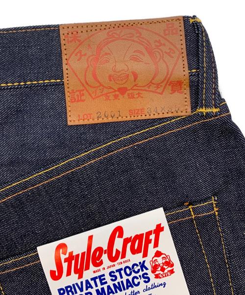 EVISU（エヴィス）EVISU (エヴィス) デニムパンツ インディゴ サイズ:W34/L35の古着・服飾アイテム