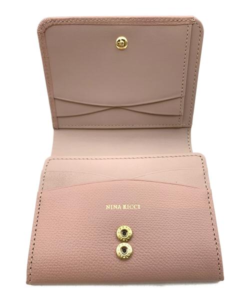 NINA RICCI（ニナリッチ）NINA RICCI (ニナリッチ) 2つ折り財布/ジャルダンパース ピンクの古着・服飾アイテム