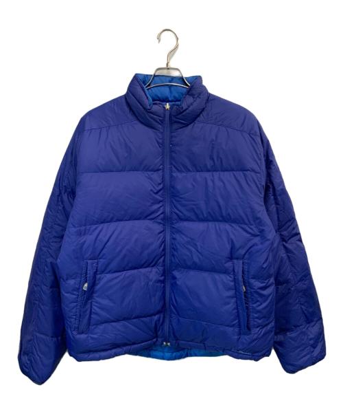 L.L.Bean（エルエルビーン）L.L.Bean (エルエルビーン) リバーシブルダウンジャケット ブルー サイズ:Mの古着・服飾アイテム
