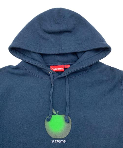SUPREME（シュプリーム）SUPREME (シュプリーム) Apple Hooded Sweatshirt ネイビー サイズ:Mの古着・服飾アイテム