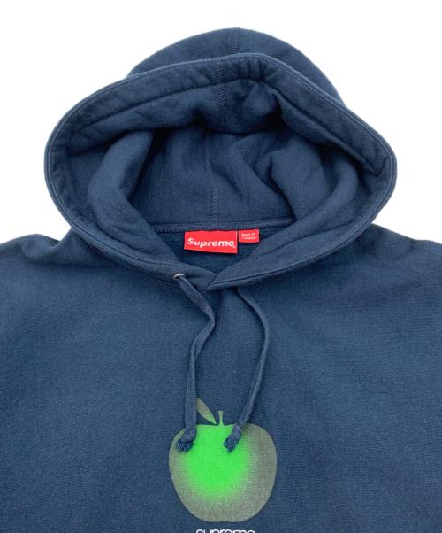 SUPREME（シュプリーム）SUPREME (シュプリーム) Apple Hooded Sweatshirt ネイビー サイズ:Mの古着・服飾アイテム