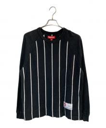 SUPREME（シュプリーム）の古着「Stripe Raglan L/S Top」｜ブラック