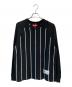 SUPREME（シュプリーム）の古着「Stripe Raglan L/S Top」｜ブラック