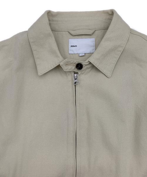 adsum（アドサム）adsum (アドサム) CREW JACKET ベージュ サイズ:Lの古着・服飾アイテム