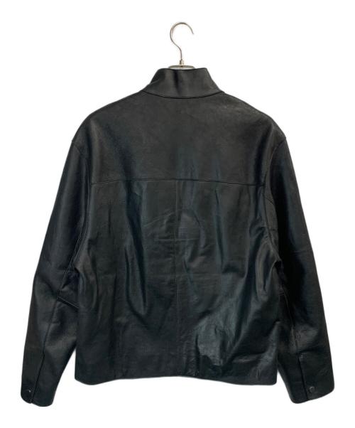 ZARA（ザラ）ZARA (ザラ) レザーハイネックボンバージャケット ブラック サイズ:Mの古着・服飾アイテム