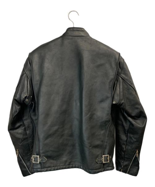 Schott（ショット）Schott (ショット) ライダースジャケット ブラック サイズ:40の古着・服飾アイテム