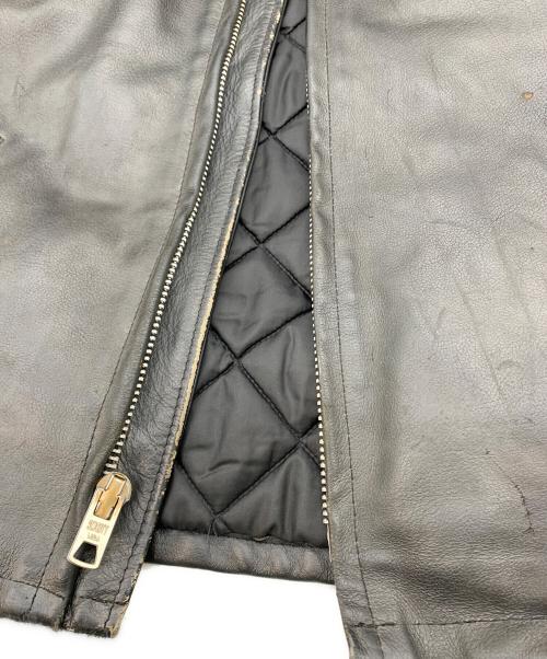 Schott（ショット）Schott (ショット) ライダースジャケット ブラック サイズ:40の古着・服飾アイテム