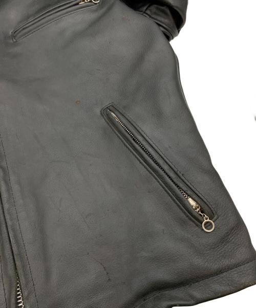 Schott（ショット）Schott (ショット) ライダースジャケット ブラック サイズ:40の古着・服飾アイテム
