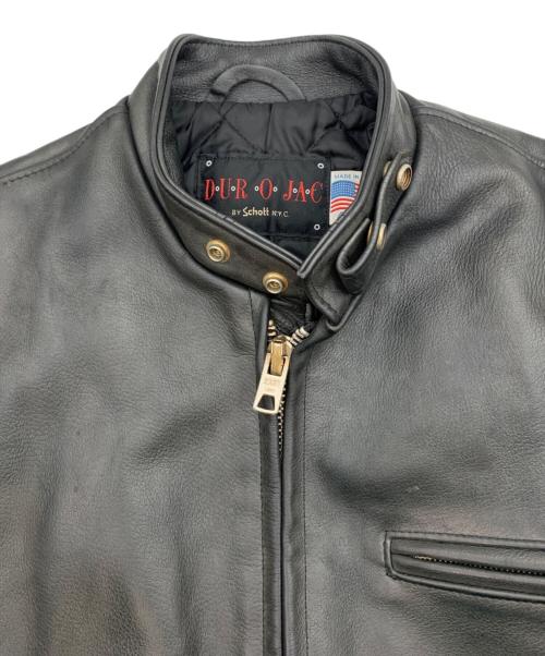 Schott（ショット）Schott (ショット) ライダースジャケット ブラック サイズ:40の古着・服飾アイテム