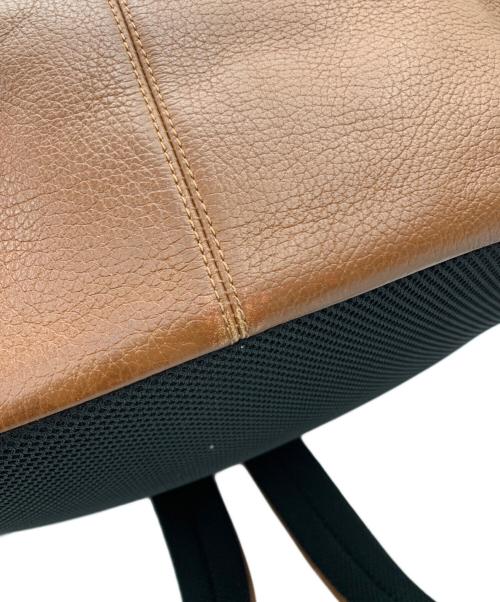 COACH（コーチ）COACH (コーチ) Charles Backpack In Patchwork Leather ブラウン×ベージュ×グレーの古着・服飾アイテム
