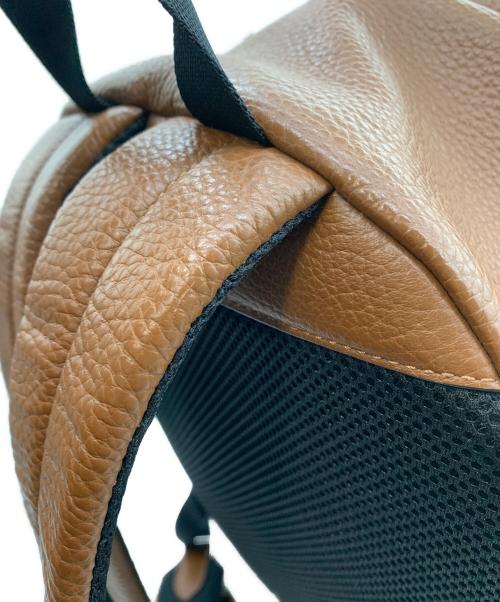 COACH（コーチ）COACH (コーチ) Charles Backpack In Patchwork Leather ブラウン×ベージュ×グレーの古着・服飾アイテム