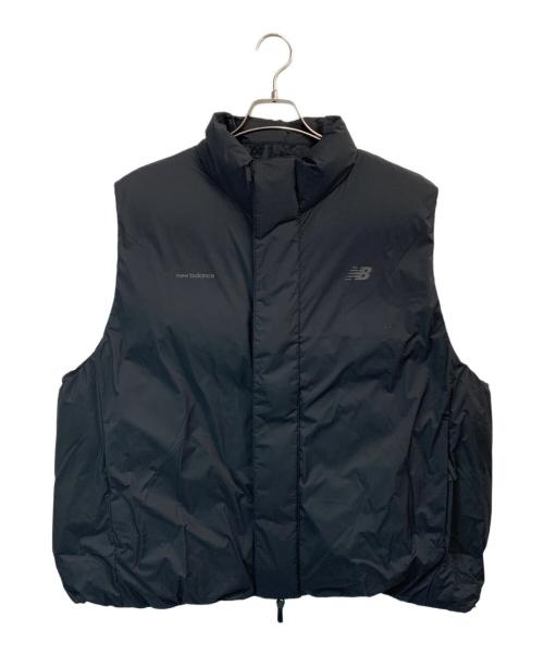 NEW BALANCE（ニューバランス）NEW BALANCE (ニューバランス) ダウンベスト ブラック サイズ:2XLの古着・服飾アイテム