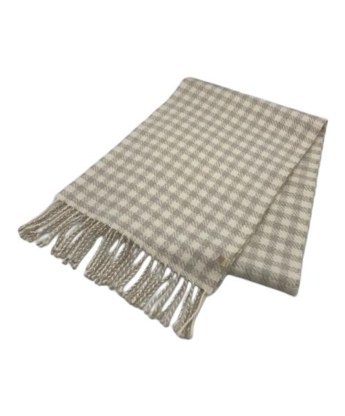 BEGG SCOTLAND（ベグスコットランド）BEGG SCOTLAND (ベグスコットランド) マフラー ベージュの古着・服飾アイテム