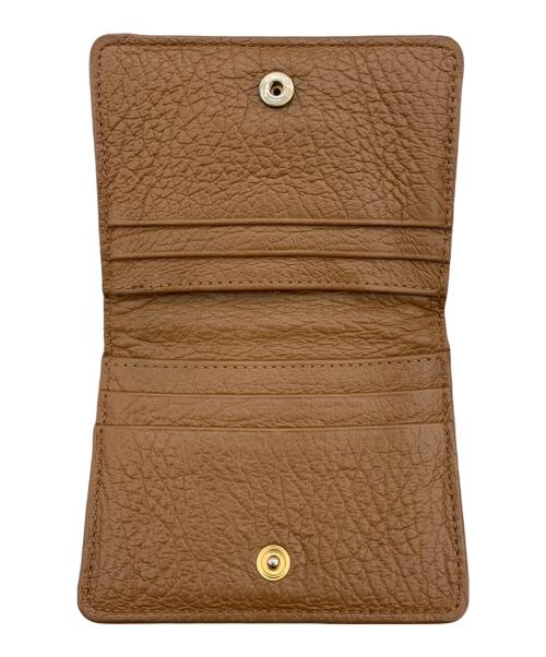 Maison Margiela（メゾンマルジェラ）Maison Margiela (メゾンマルジェラ) カードケース ブラウンの古着・服飾アイテム