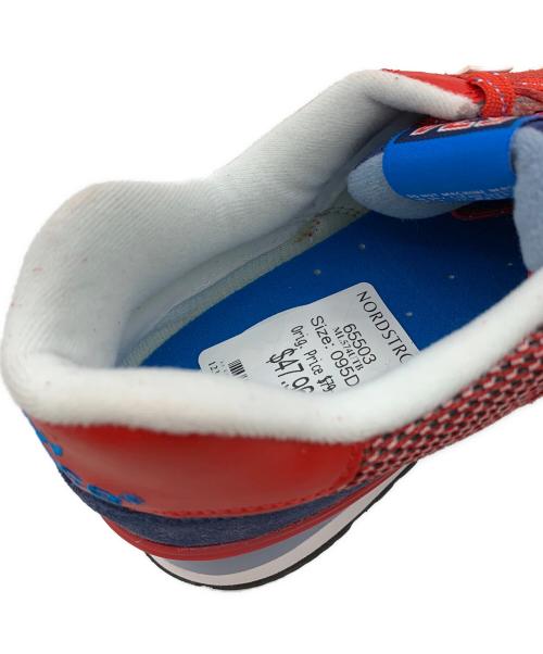 NEW BALANCE（ニューバランス）NEW BALANCE (ニューバランス) ML574 レッド×ネイビー サイズ:27.5cmの古着・服飾アイテム