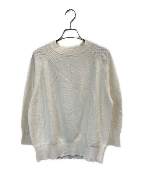 DEMYLEE（デミリー）DEMYLEE (デミリー) 薄手ニット ホワイト サイズ:XSの古着・服飾アイテム