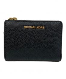 MICHAEL KORS（マイケルコース）の古着「2つ折り財布」｜ブラック