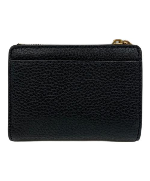 MICHAEL KORS（マイケルコース）MICHAEL KORS (マイケルコース) 2つ折り財布 ブラックの古着・服飾アイテム