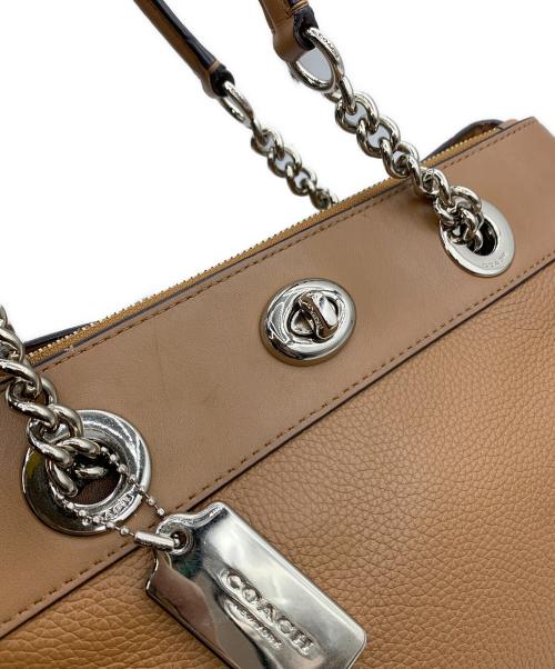 COACH（コーチ）COACH (コーチ) ハンドバッグ ブラウンの古着・服飾アイテム