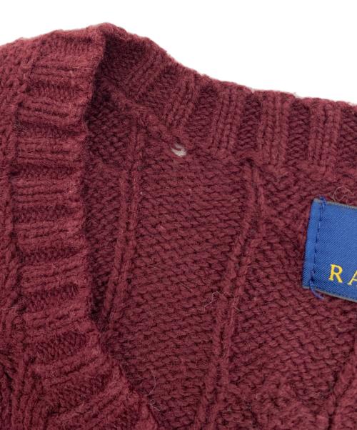 POLO RALPH LAUREN（ポロ・ラルフローレン）POLO RALPH LAUREN (ポロ・ラルフローレン) 厚手ニット エンジ サイズ:Sの古着・服飾アイテム