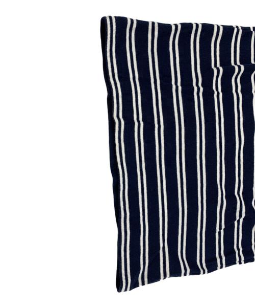 POLO RALPH LAUREN（ポロ・ラルフローレン）POLO RALPH LAUREN (ポロ・ラルフローレン) 長袖カットソー ネイビー×ホワイト サイズ:Lの古着・服飾アイテム