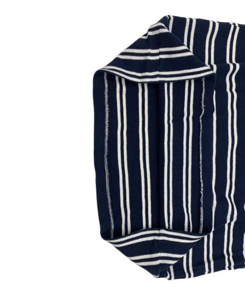 POLO RALPH LAUREN（ポロ・ラルフローレン）POLO RALPH LAUREN (ポロ・ラルフローレン) 長袖カットソー ネイビー×ホワイト サイズ:Lの古着・服飾アイテム