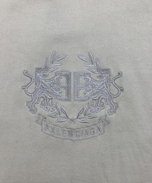 BALENCIAGA（バレンシアガ）BALENCIAGA (バレンシアガ) BBロゴプルオーバーパーカー ベージュ サイズ:XXSの古着・服飾アイテム