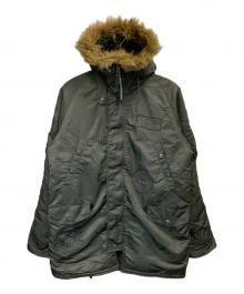ALPHA INDUSTRIES（アルファインダストリーズ）の古着「フライトジャケット」｜カーキ