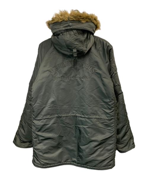 ALPHA INDUSTRIES（アルファインダストリーズ）ALPHA INDUSTRIES (アルファインダストリーズ) フライトジャケット カーキ サイズ:XLの古着・服飾アイテム
