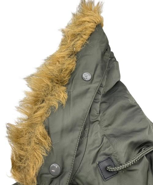 ALPHA INDUSTRIES（アルファインダストリーズ）ALPHA INDUSTRIES (アルファインダストリーズ) フライトジャケット カーキ サイズ:XLの古着・服飾アイテム