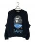 A BATHING APE（アベイシングエイプ）の古着「クルーネックスウェット」｜ブラック