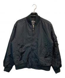 stussy（ステューシー）の古着「MA-1ジャケット」｜ブラック