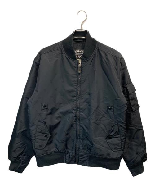 stussy（ステューシー）stussy (ステューシー) MA-1ジャケット ブラック サイズ:Mの古着・服飾アイテム