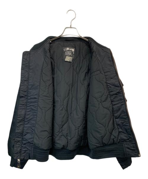 stussy（ステューシー）stussy (ステューシー) MA-1ジャケット ブラック サイズ:Mの古着・服飾アイテム