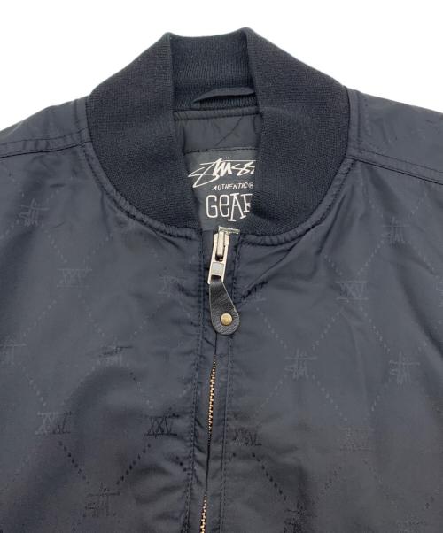 stussy（ステューシー）stussy (ステューシー) MA-1ジャケット ブラック サイズ:Mの古着・服飾アイテム