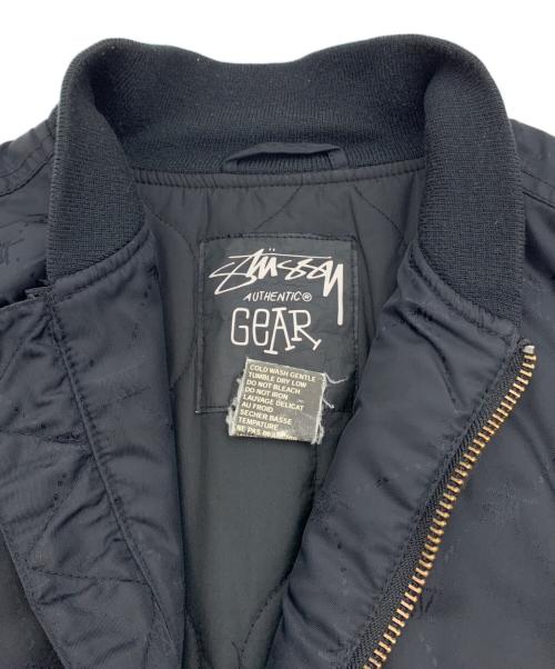 stussy（ステューシー）stussy (ステューシー) MA-1ジャケット ブラック サイズ:Mの古着・服飾アイテム
