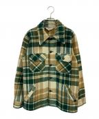 WOOLRICHウールリッチ）の古着「シャツジャケット」｜グリーン×ブラウン