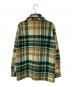 WOOLRICH (ウールリッチ) シャツジャケット グリーン×ブラウン サイズ:L：10000円