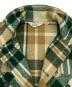 中古・古着 WOOLRICH (ウールリッチ) シャツジャケット グリーン×ブラウン サイズ:L：10000円