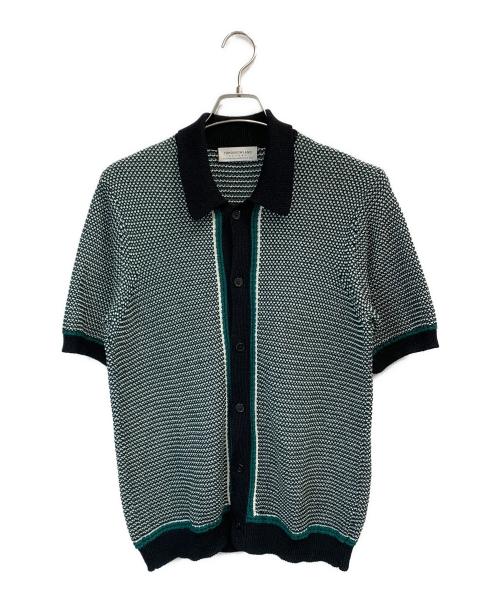 TOMORROW LAND tricot（トゥモローランド トリコ）TOMORROW LAND tricot (トゥモローランド トリコ) ポロシャツ グリーン×ブラック サイズ:Mの古着・服飾アイテム
