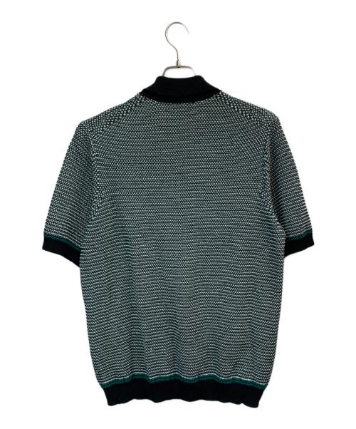 TOMORROW LAND tricot（トゥモローランド トリコ）TOMORROW LAND tricot (トゥモローランド トリコ) ポロシャツ グリーン×ブラック サイズ:Mの古着・服飾アイテム