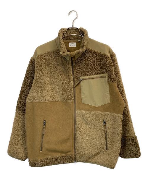 UNIQLO（ユニクロ）UNIQLO (ユニクロ) Engineered Garments (エンジニアド ガーメンツ) ボアジャケット ブラウン サイズ:XLの古着・服飾アイテム