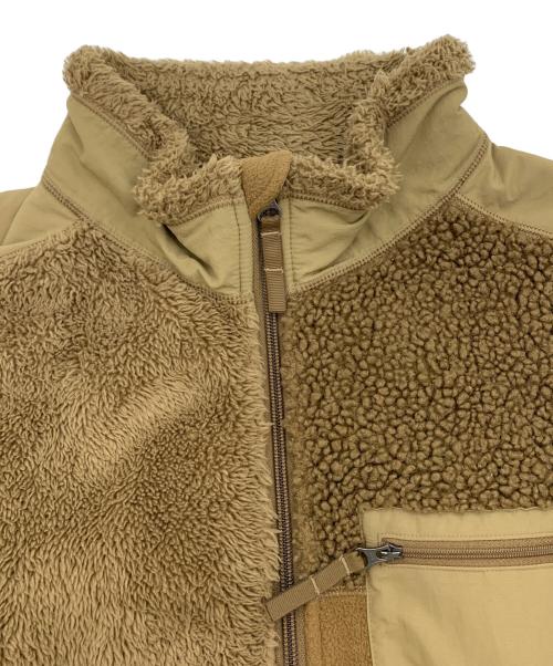 UNIQLO（ユニクロ）UNIQLO (ユニクロ) Engineered Garments (エンジニアド ガーメンツ) ボアジャケット ブラウン サイズ:XLの古着・服飾アイテム