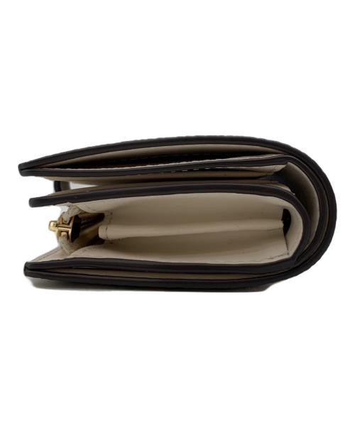 MICHAEL KORS（マイケルコース）MICHAEL KORS (マイケルコース) GREENWICH タブ ジップラウンド ウォレット ミディアム ベージュの古着・服飾アイテム