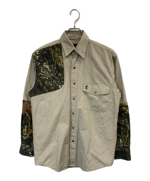 Browning（ブローニング）Browning (ブローニング) シャツジャケット ベージュ サイズ:Sの古着・服飾アイテム