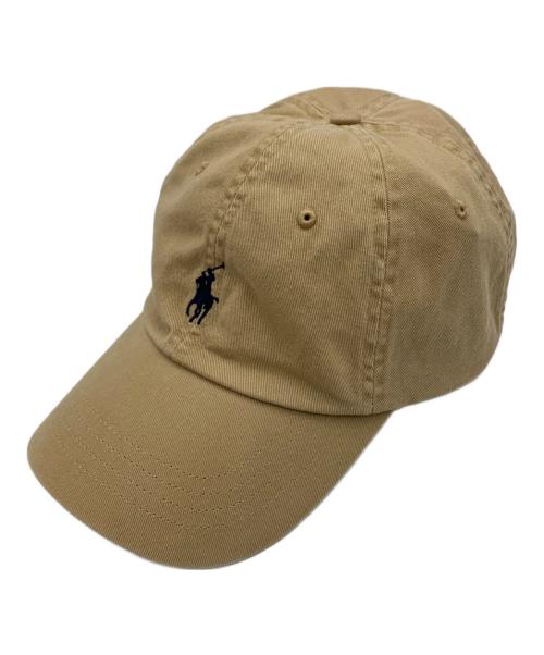POLO RALPH LAUREN（ポロ・ラルフローレン）POLO RALPH LAUREN (ポロ・ラルフローレン) キャップ ベージュの古着・服飾アイテム