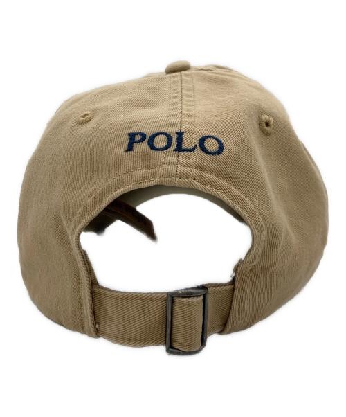 POLO RALPH LAUREN（ポロ・ラルフローレン）POLO RALPH LAUREN (ポロ・ラルフローレン) キャップ ベージュの古着・服飾アイテム