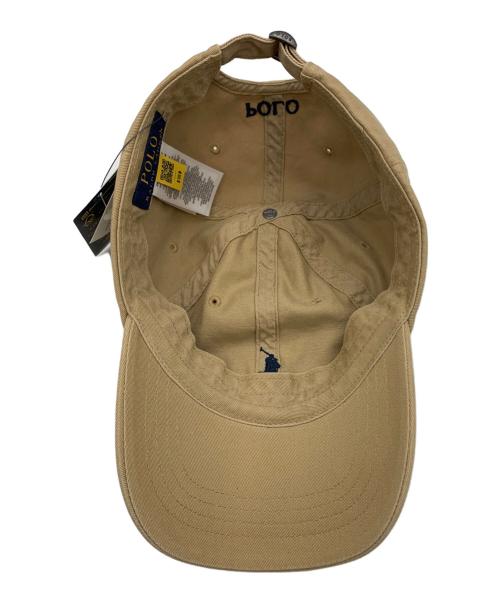 POLO RALPH LAUREN（ポロ・ラルフローレン）POLO RALPH LAUREN (ポロ・ラルフローレン) キャップ ベージュの古着・服飾アイテム