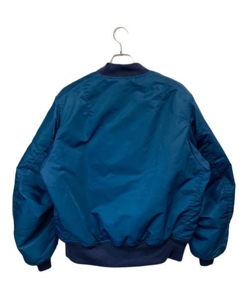 BEAMS（ビームス）BEAMS (ビームス) MA-1ジャケット ブルー サイズ:Mの古着・服飾アイテム